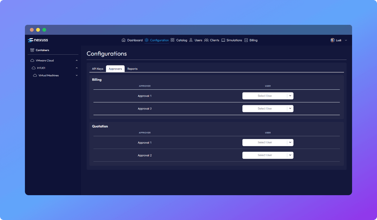 Configuration Screen